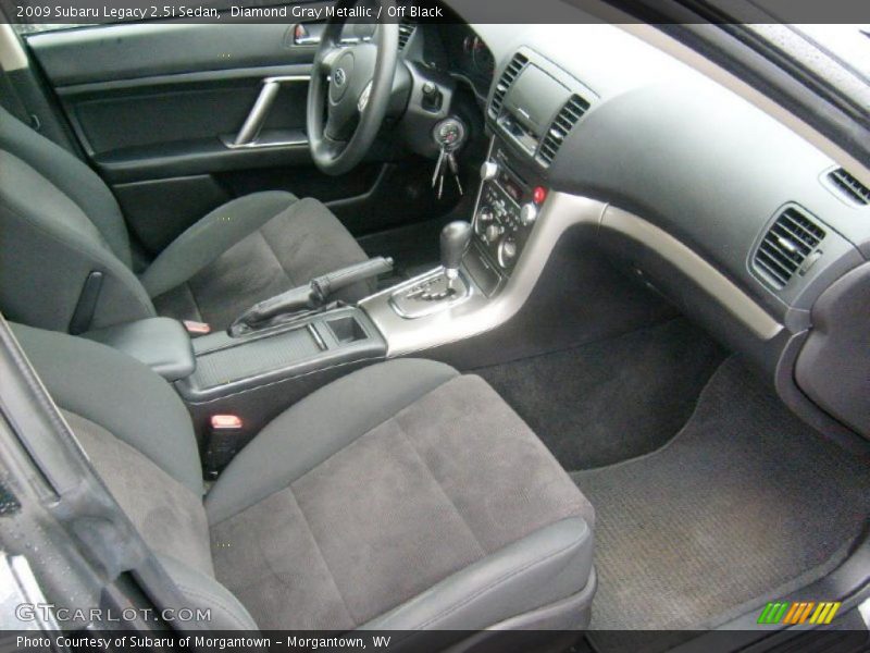 Diamond Gray Metallic / Off Black 2009 Subaru Legacy 2.5i Sedan