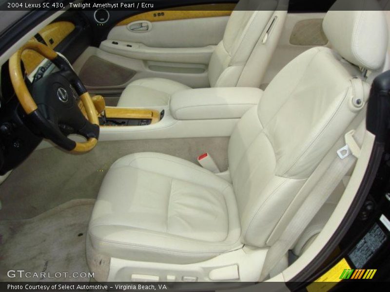Twilight Amethyst Pearl / Ecru 2004 Lexus SC 430