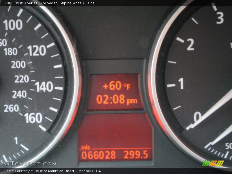 Alpine White / Beige 2006 BMW 3 Series 325i Sedan