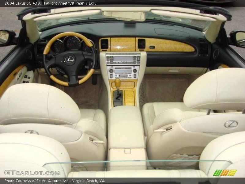 Twilight Amethyst Pearl / Ecru 2004 Lexus SC 430