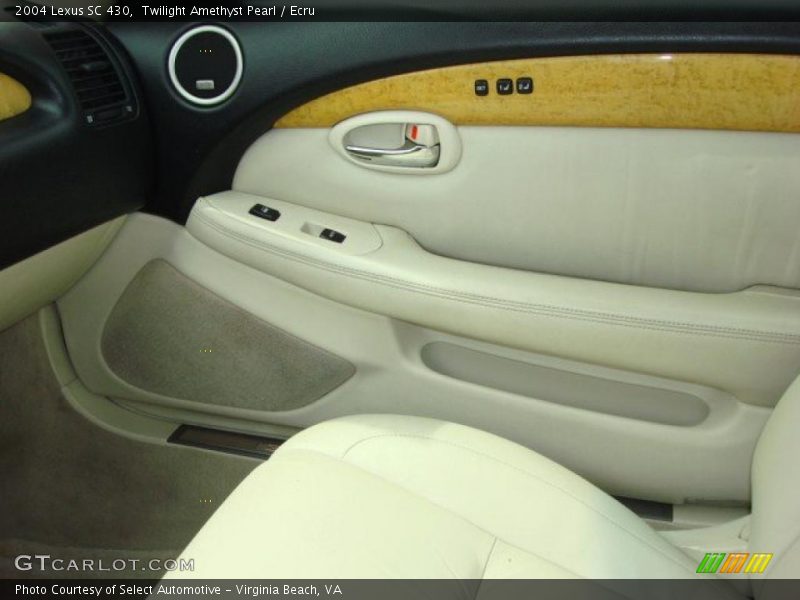 Twilight Amethyst Pearl / Ecru 2004 Lexus SC 430