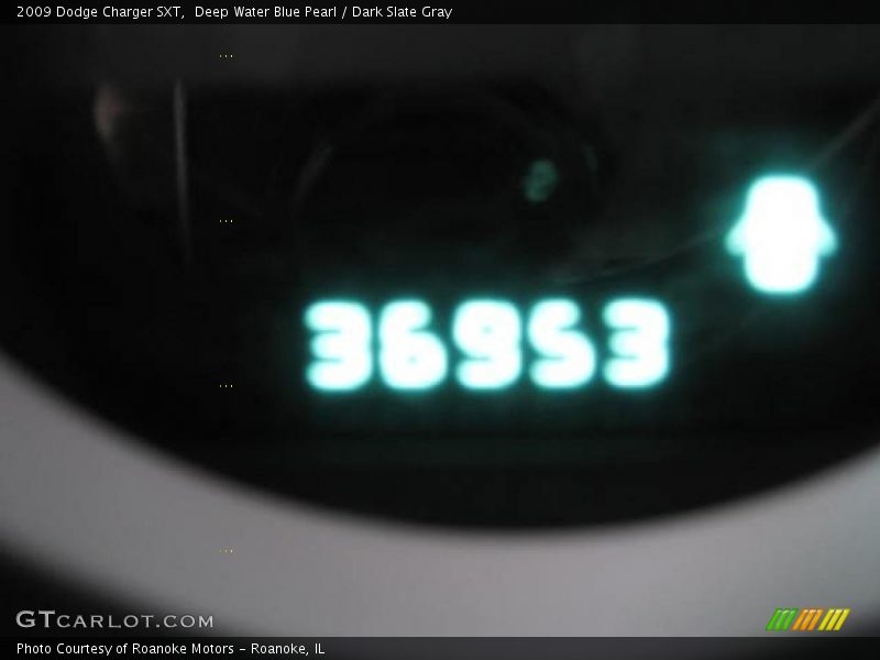 Deep Water Blue Pearl / Dark Slate Gray 2009 Dodge Charger SXT