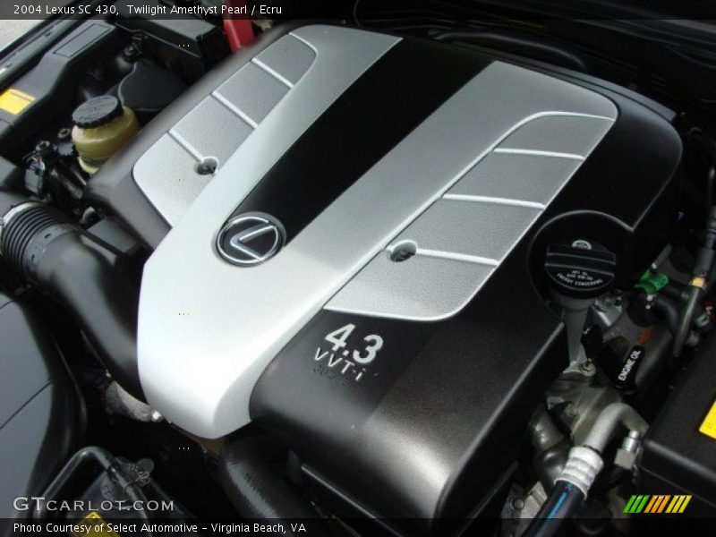 Twilight Amethyst Pearl / Ecru 2004 Lexus SC 430