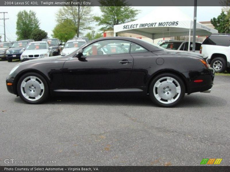 Twilight Amethyst Pearl / Ecru 2004 Lexus SC 430