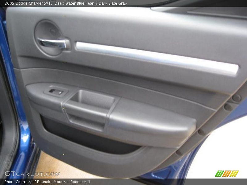 Deep Water Blue Pearl / Dark Slate Gray 2009 Dodge Charger SXT