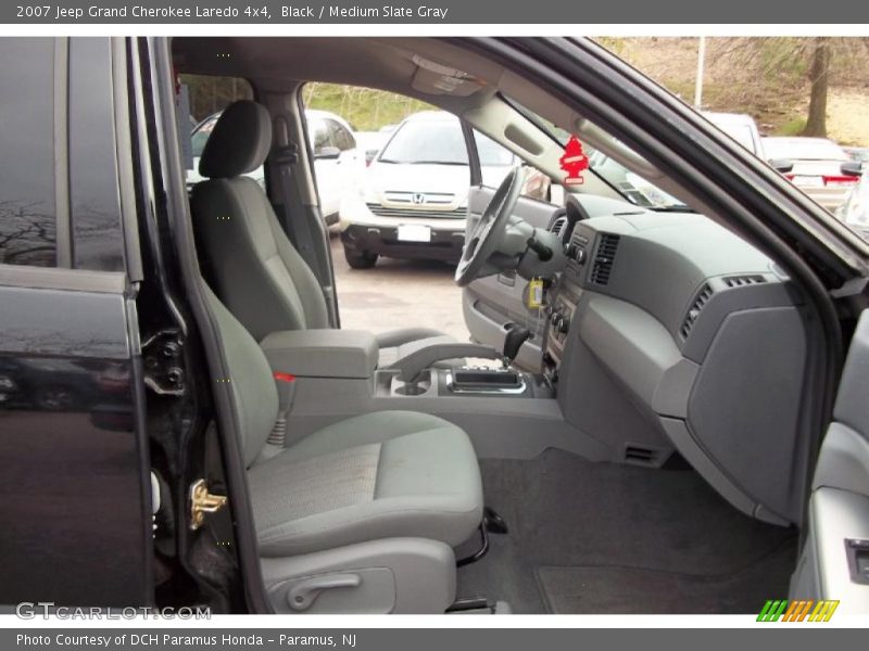 Black / Medium Slate Gray 2007 Jeep Grand Cherokee Laredo 4x4