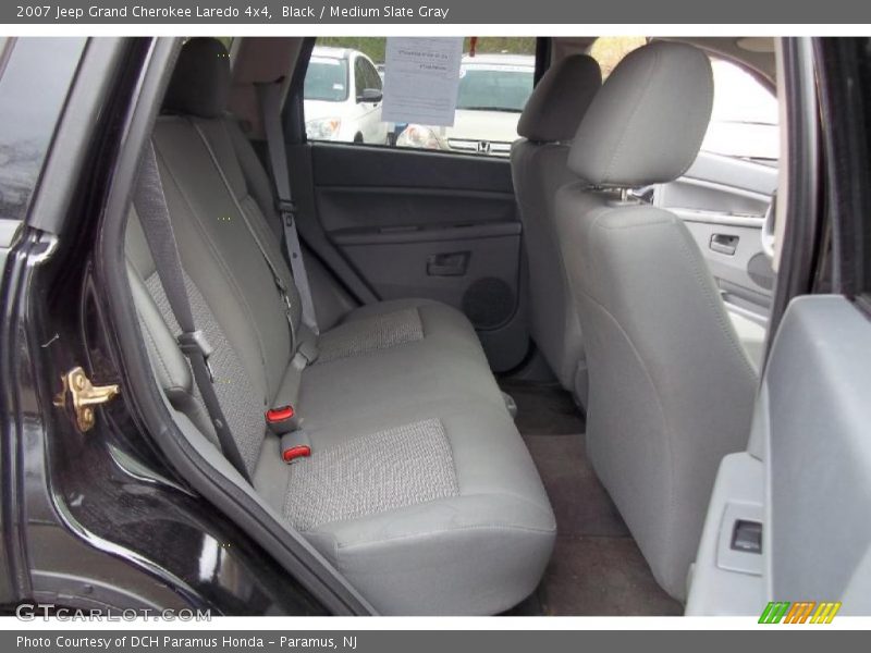 Black / Medium Slate Gray 2007 Jeep Grand Cherokee Laredo 4x4
