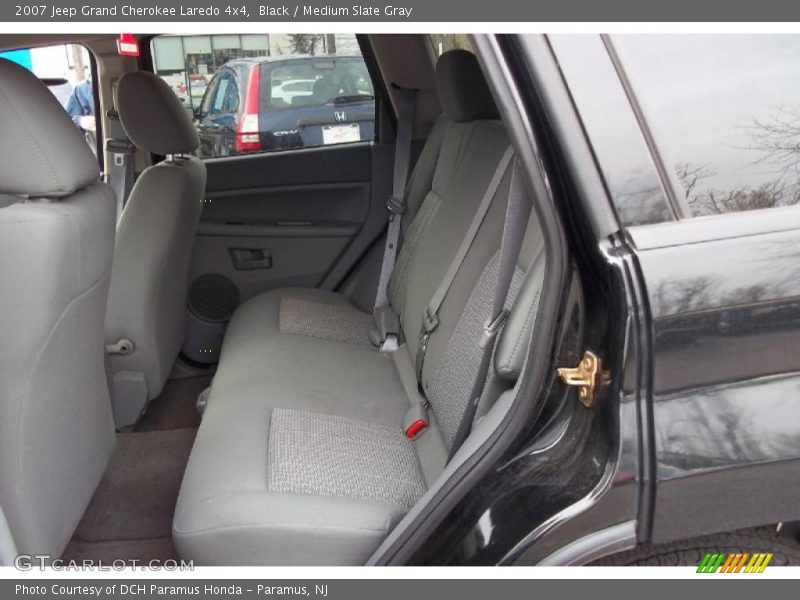 Black / Medium Slate Gray 2007 Jeep Grand Cherokee Laredo 4x4