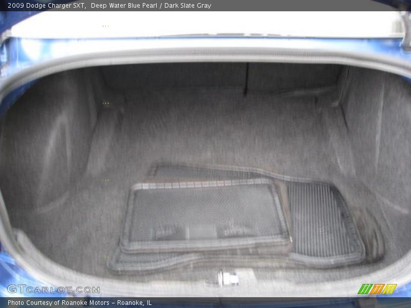 Deep Water Blue Pearl / Dark Slate Gray 2009 Dodge Charger SXT