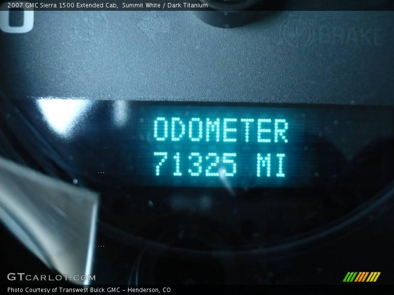 Summit White / Dark Titanium 2007 GMC Sierra 1500 Extended Cab
