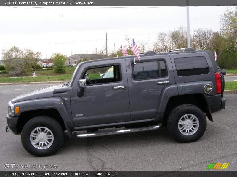 Graphite Metallic / Ebony Black 2008 Hummer H3