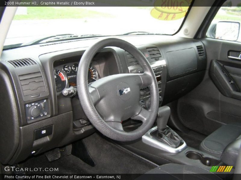 Graphite Metallic / Ebony Black 2008 Hummer H3