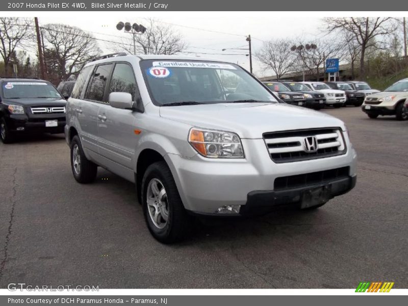 Billet Silver Metallic / Gray 2007 Honda Pilot EX 4WD