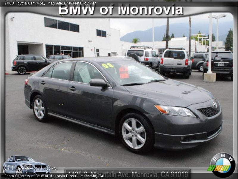 Magnetic Gray Metallic / Ash 2008 Toyota Camry SE