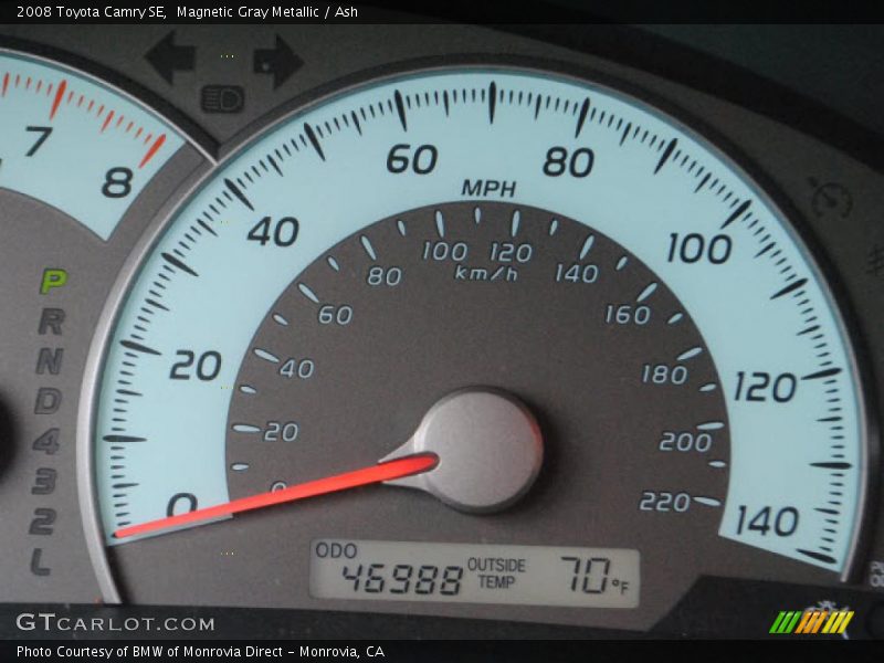 Magnetic Gray Metallic / Ash 2008 Toyota Camry SE