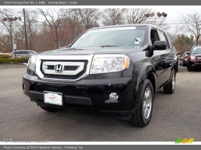 Formal Black / Gray 2009 Honda Pilot EX-L 4WD