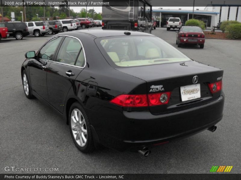 Nighthawk Black Pearl / Parchment 2008 Acura TSX Sedan
