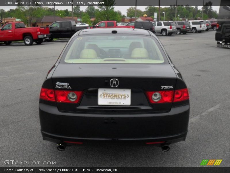 Nighthawk Black Pearl / Parchment 2008 Acura TSX Sedan