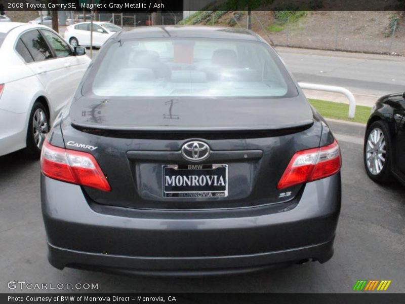 Magnetic Gray Metallic / Ash 2008 Toyota Camry SE