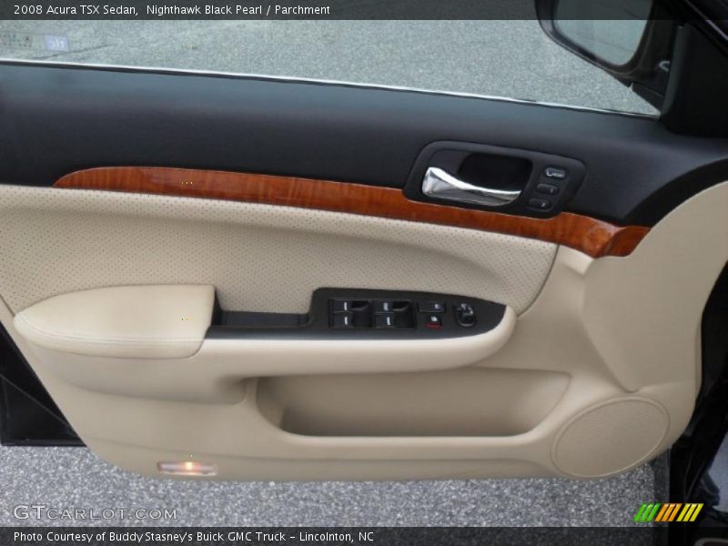 Nighthawk Black Pearl / Parchment 2008 Acura TSX Sedan