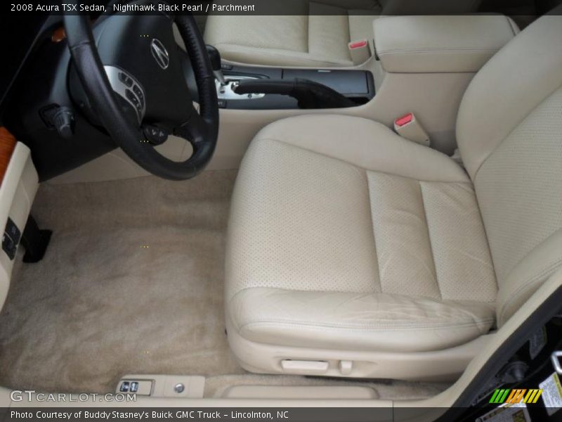 Nighthawk Black Pearl / Parchment 2008 Acura TSX Sedan