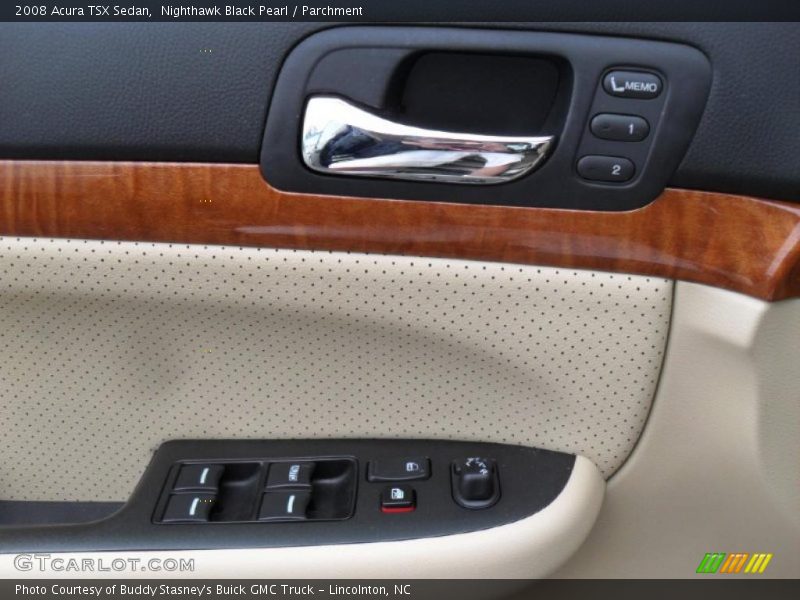 Nighthawk Black Pearl / Parchment 2008 Acura TSX Sedan