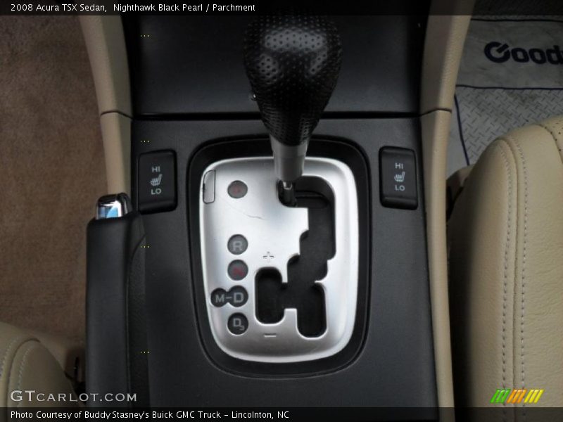 Nighthawk Black Pearl / Parchment 2008 Acura TSX Sedan