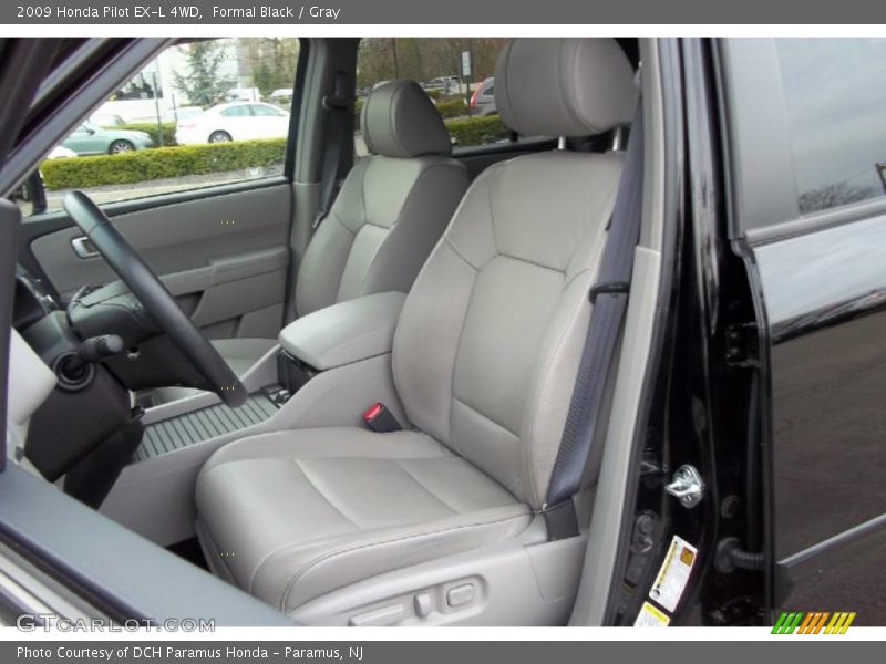 Formal Black / Gray 2009 Honda Pilot EX-L 4WD
