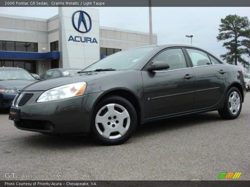 Granite Metallic / Light Taupe 2006 Pontiac G6 Sedan