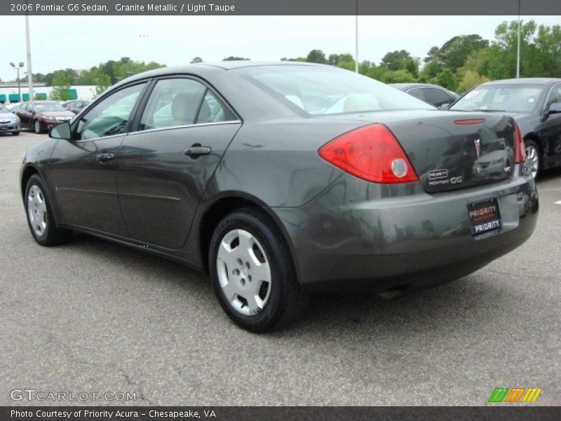 Granite Metallic / Light Taupe 2006 Pontiac G6 Sedan