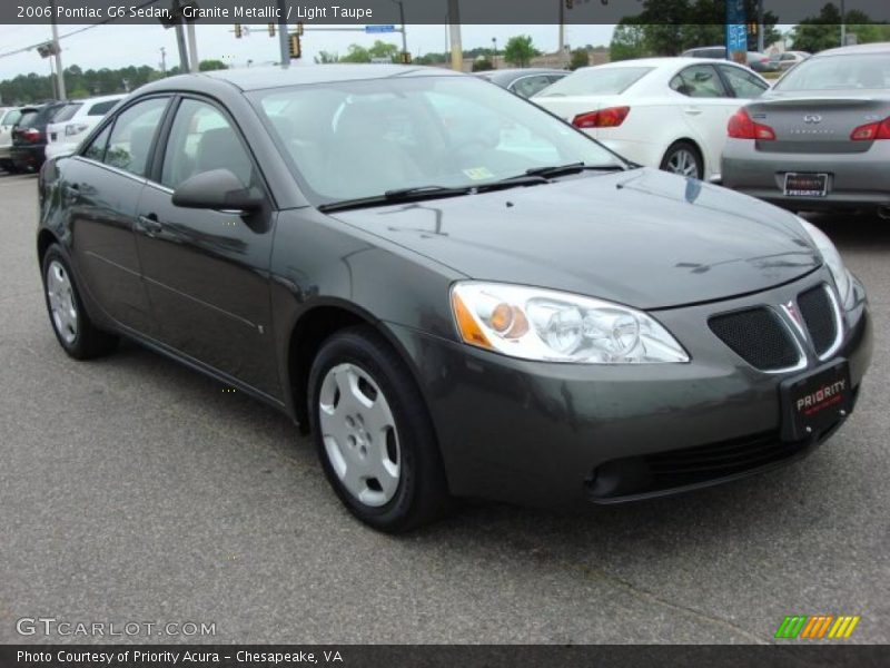 Granite Metallic / Light Taupe 2006 Pontiac G6 Sedan