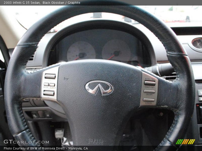 Black Obsidian / Graphite 2003 Infiniti G 35 Sedan