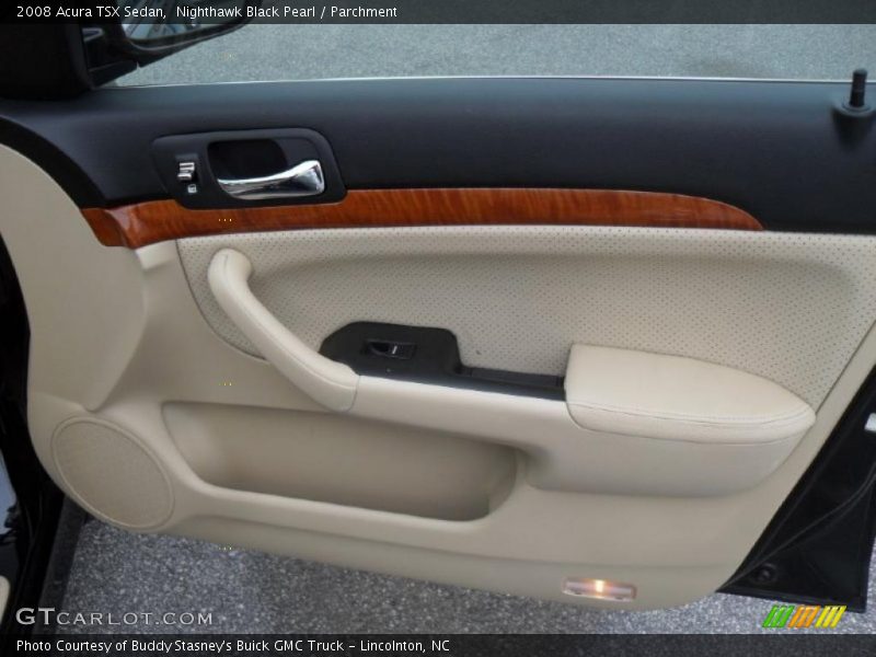 Nighthawk Black Pearl / Parchment 2008 Acura TSX Sedan