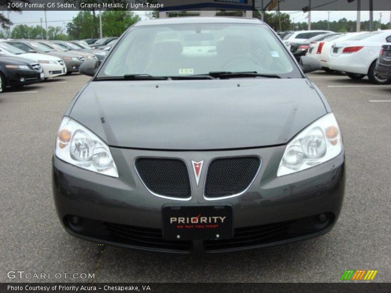 Granite Metallic / Light Taupe 2006 Pontiac G6 Sedan
