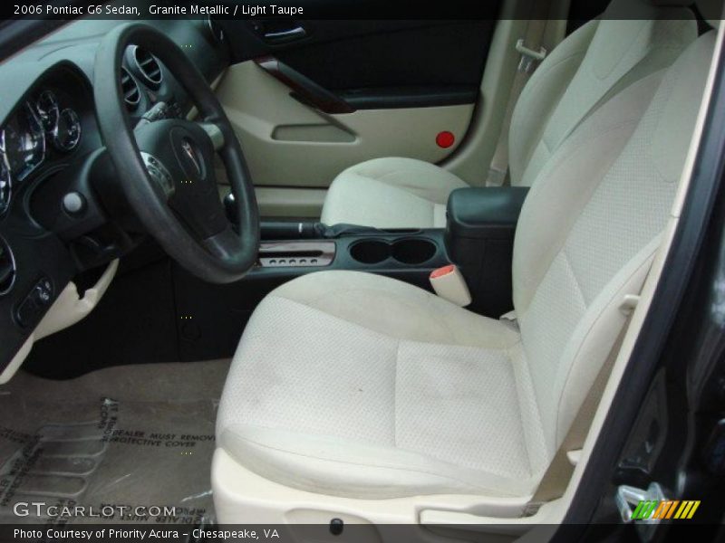 Granite Metallic / Light Taupe 2006 Pontiac G6 Sedan