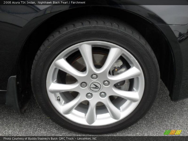 Nighthawk Black Pearl / Parchment 2008 Acura TSX Sedan
