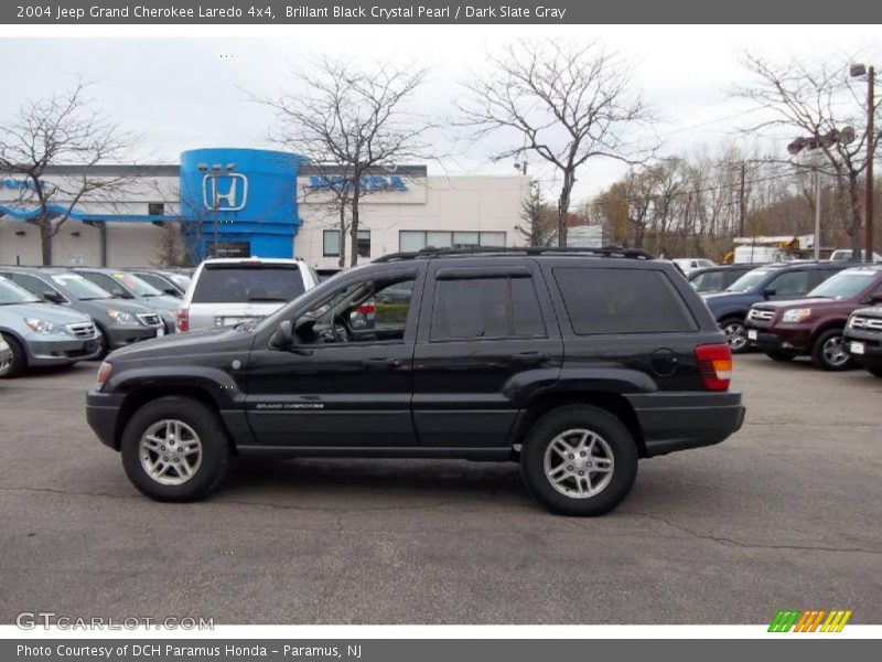 Brillant Black Crystal Pearl / Dark Slate Gray 2004 Jeep Grand Cherokee Laredo 4x4