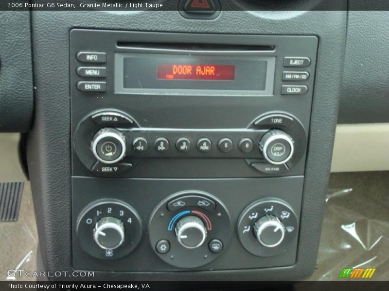 Granite Metallic / Light Taupe 2006 Pontiac G6 Sedan