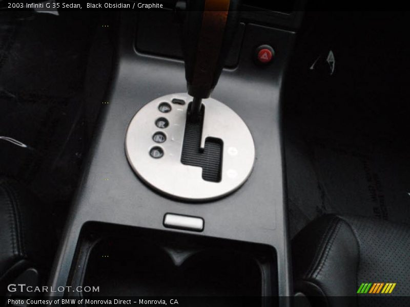 Black Obsidian / Graphite 2003 Infiniti G 35 Sedan