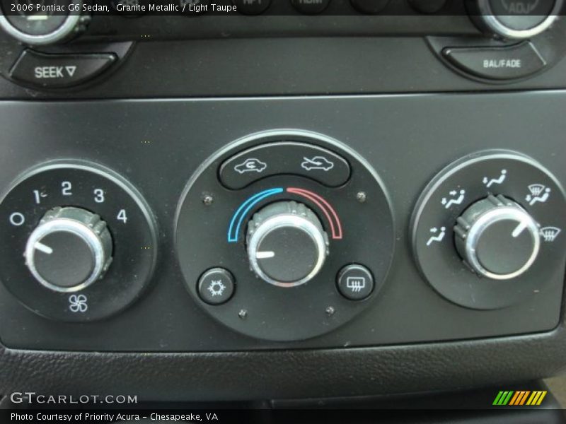 Granite Metallic / Light Taupe 2006 Pontiac G6 Sedan