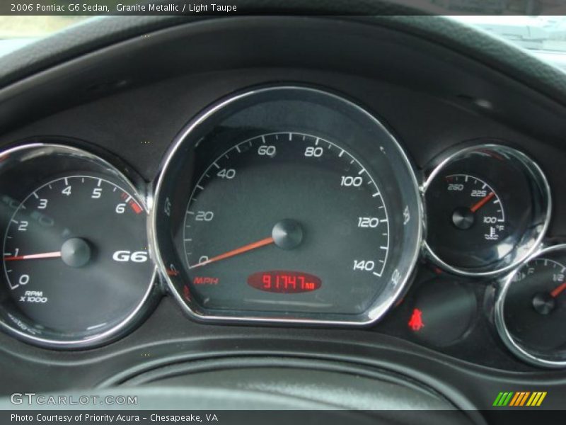 Granite Metallic / Light Taupe 2006 Pontiac G6 Sedan