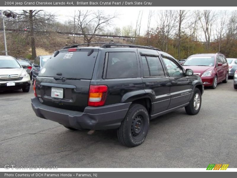 Brillant Black Crystal Pearl / Dark Slate Gray 2004 Jeep Grand Cherokee Laredo 4x4