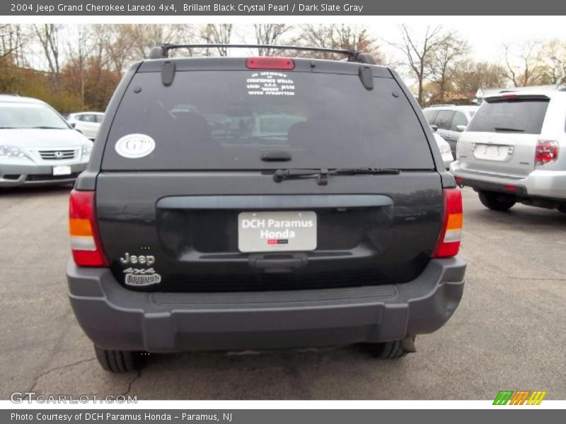 Brillant Black Crystal Pearl / Dark Slate Gray 2004 Jeep Grand Cherokee Laredo 4x4