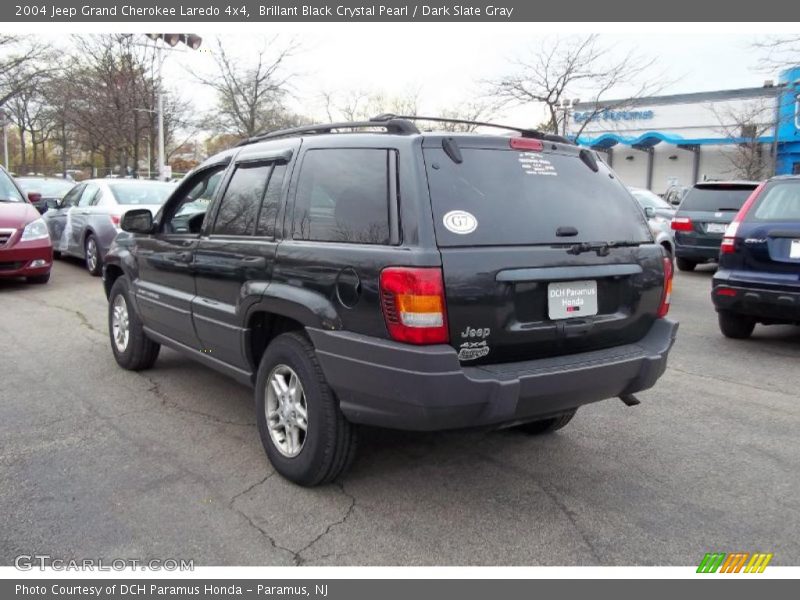 Brillant Black Crystal Pearl / Dark Slate Gray 2004 Jeep Grand Cherokee Laredo 4x4