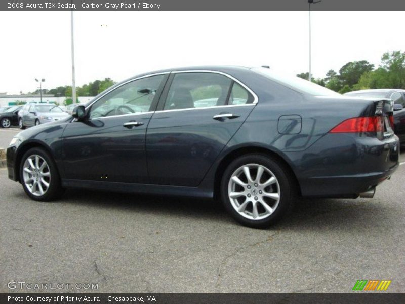 Carbon Gray Pearl / Ebony 2008 Acura TSX Sedan