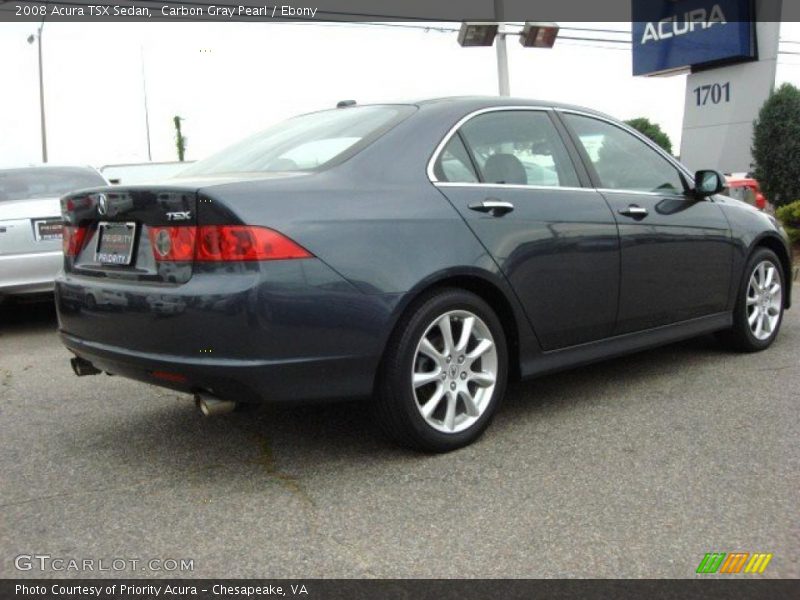 Carbon Gray Pearl / Ebony 2008 Acura TSX Sedan
