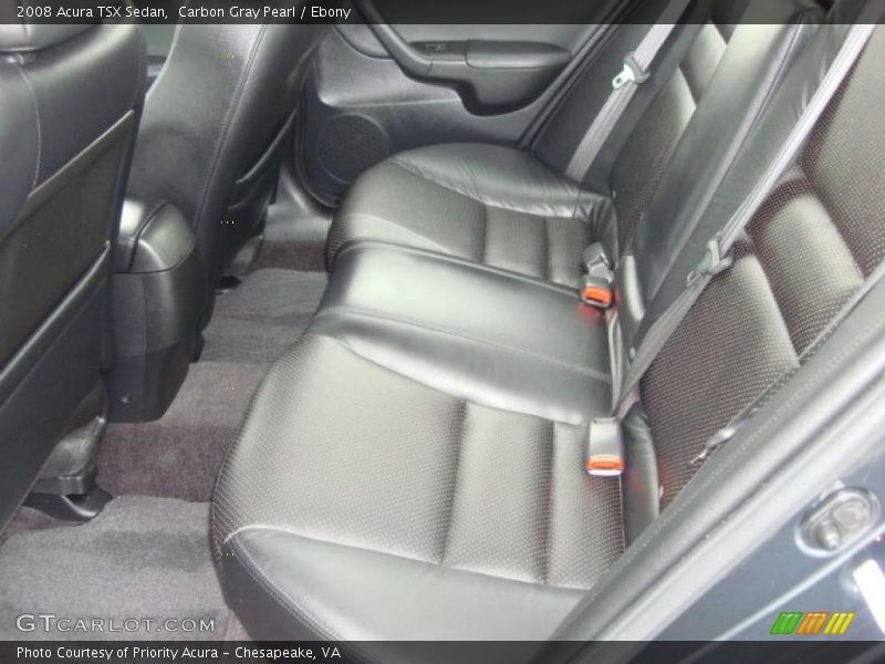  2008 TSX Sedan Ebony Interior