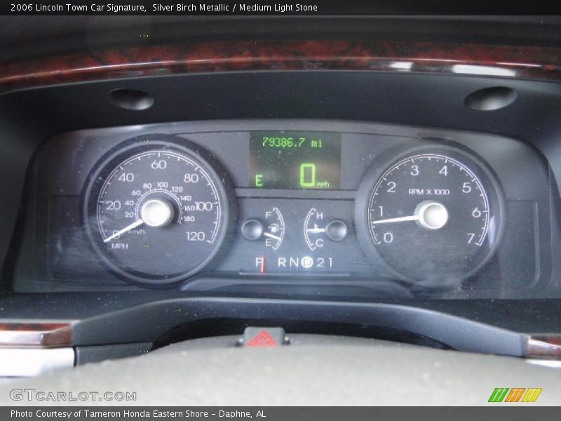  2006 Town Car Signature Signature Gauges