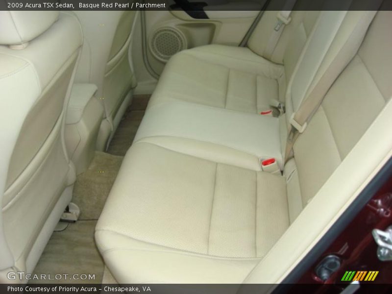 Basque Red Pearl / Parchment 2009 Acura TSX Sedan