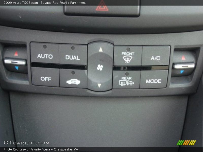 Basque Red Pearl / Parchment 2009 Acura TSX Sedan